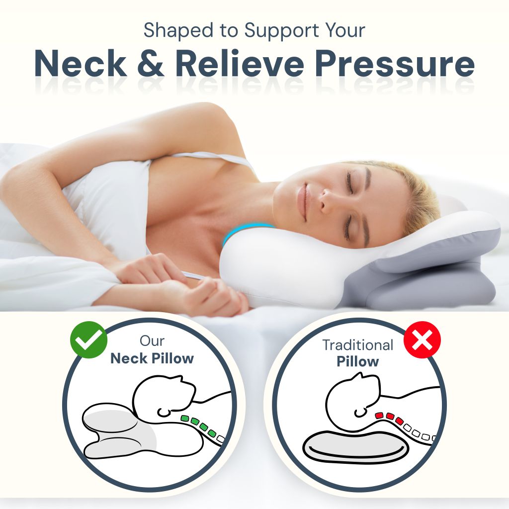 Orthopaedic Cervical Pillow | Contoured Memory Foam