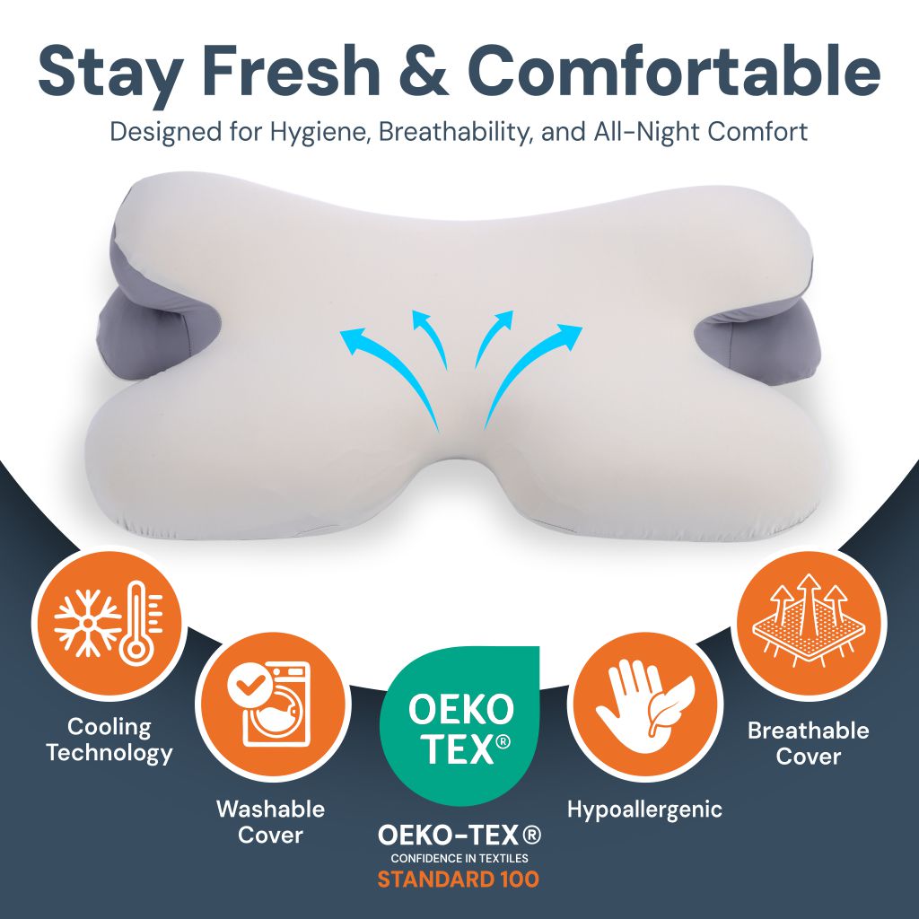 Orthopaedic Cervical Pillow | Contoured Memory Foam