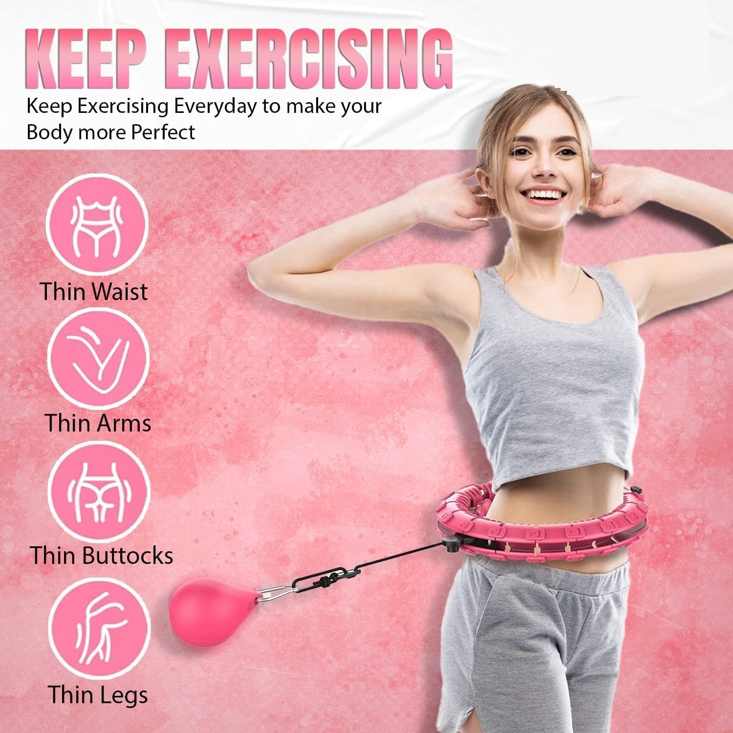 CoreFit™ Smart Weighted Hoop for Full-Body Training