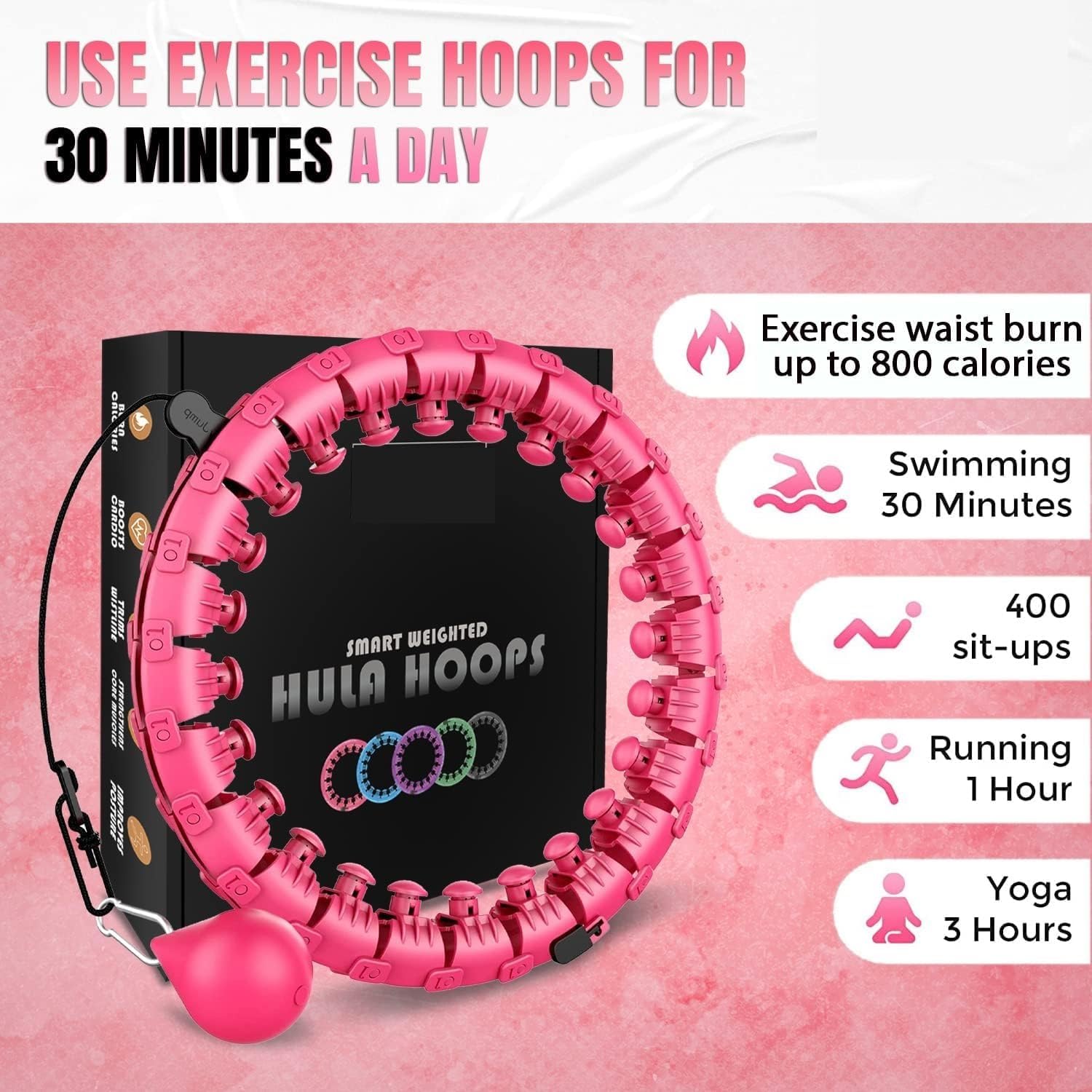 CoreFit™ Smart Weighted Hoop for Full-Body Training
