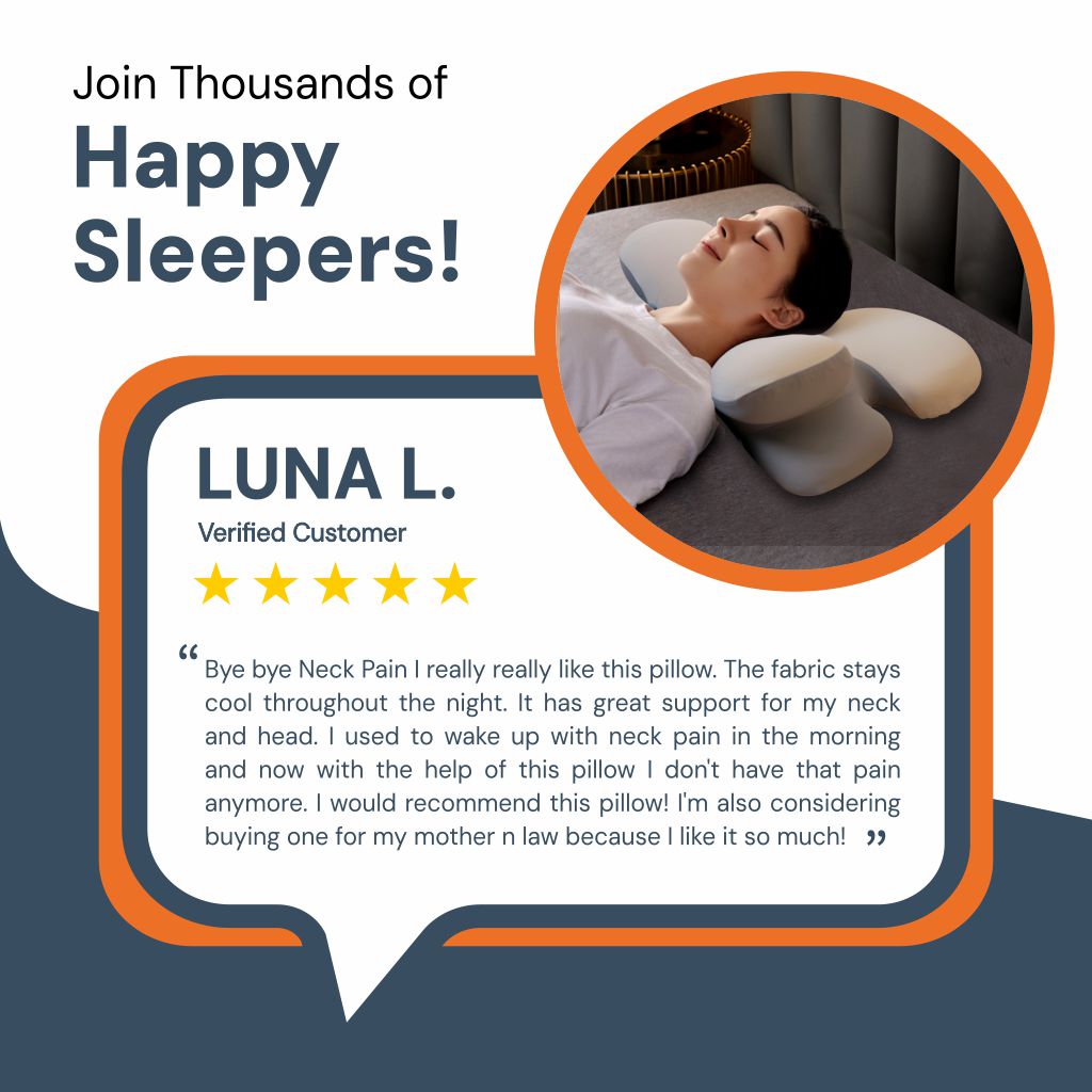 Orthopaedic Cervical Pillow | Contoured Memory Foam