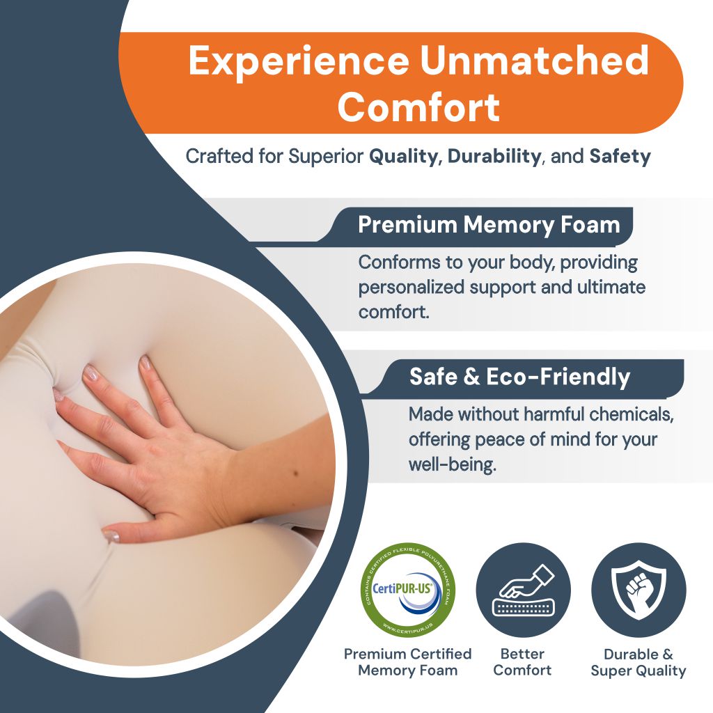 Orthopaedic Cervical Pillow | Contoured Memory Foam