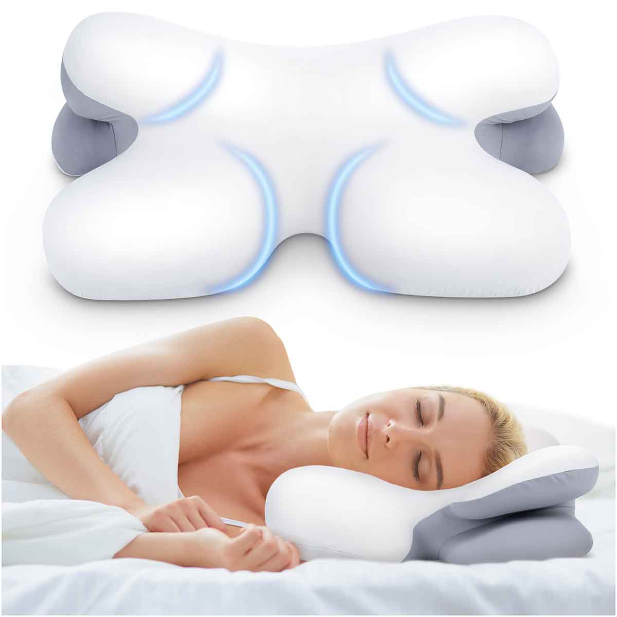 Orthopaedic Cervical Pillow | Contoured Memory Foam