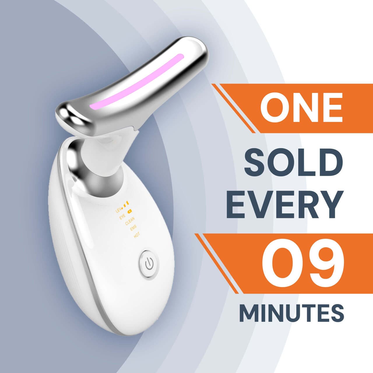 LED Face Massager – Anti-Aging, Skin Tightening & Wrinkle Reduction - EMS, Heat & Light Therapy