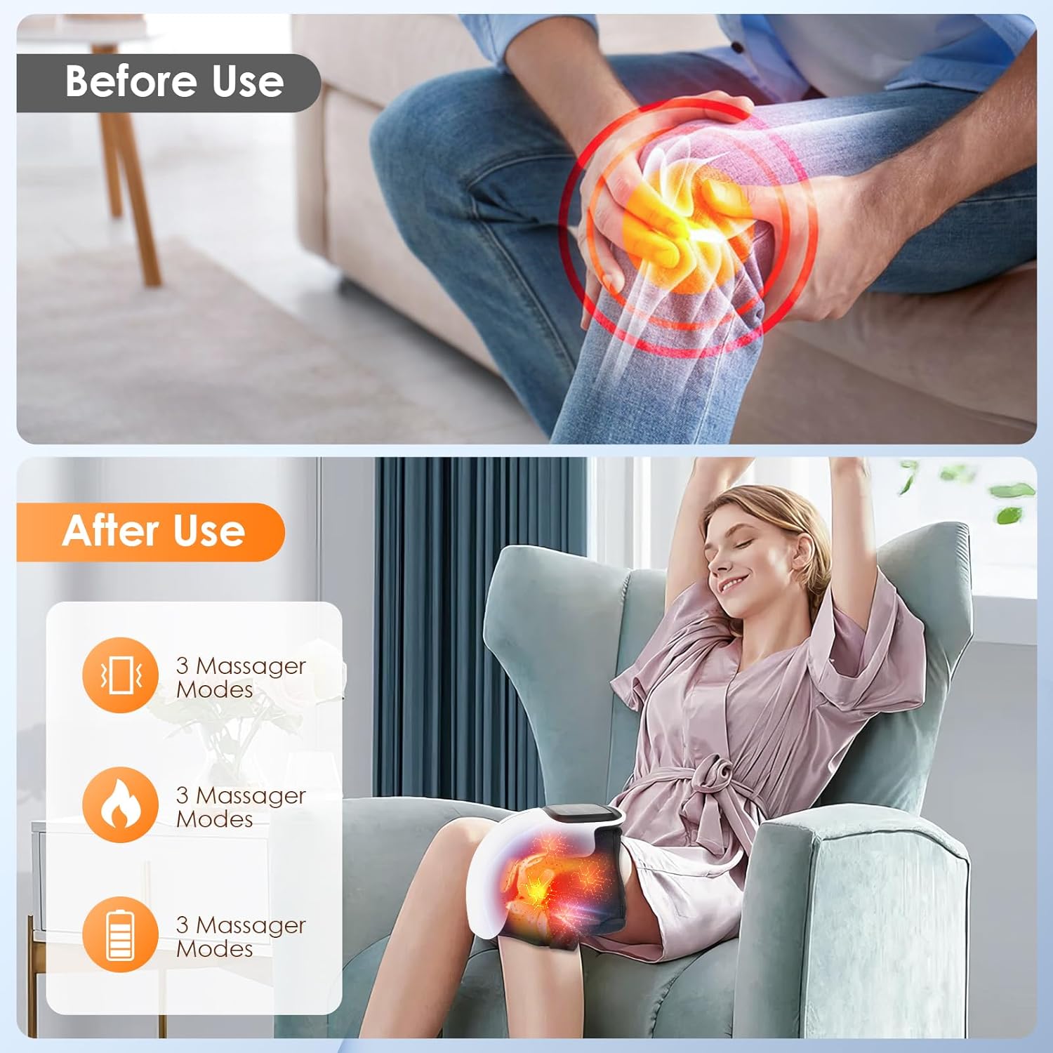 Infrared Heated Knee Massager PRO