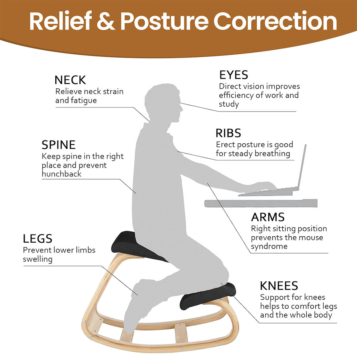 Ergonomic Kneeling Chair