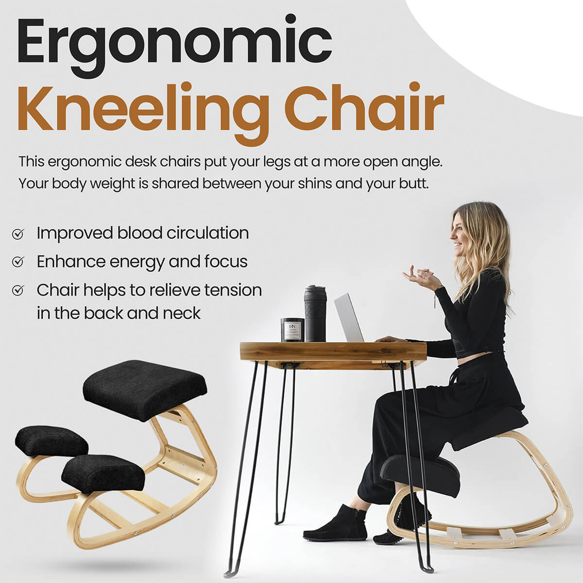 Ergonomic Kneeling Chair